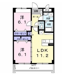 メゾンメルヴェーユの物件間取画像